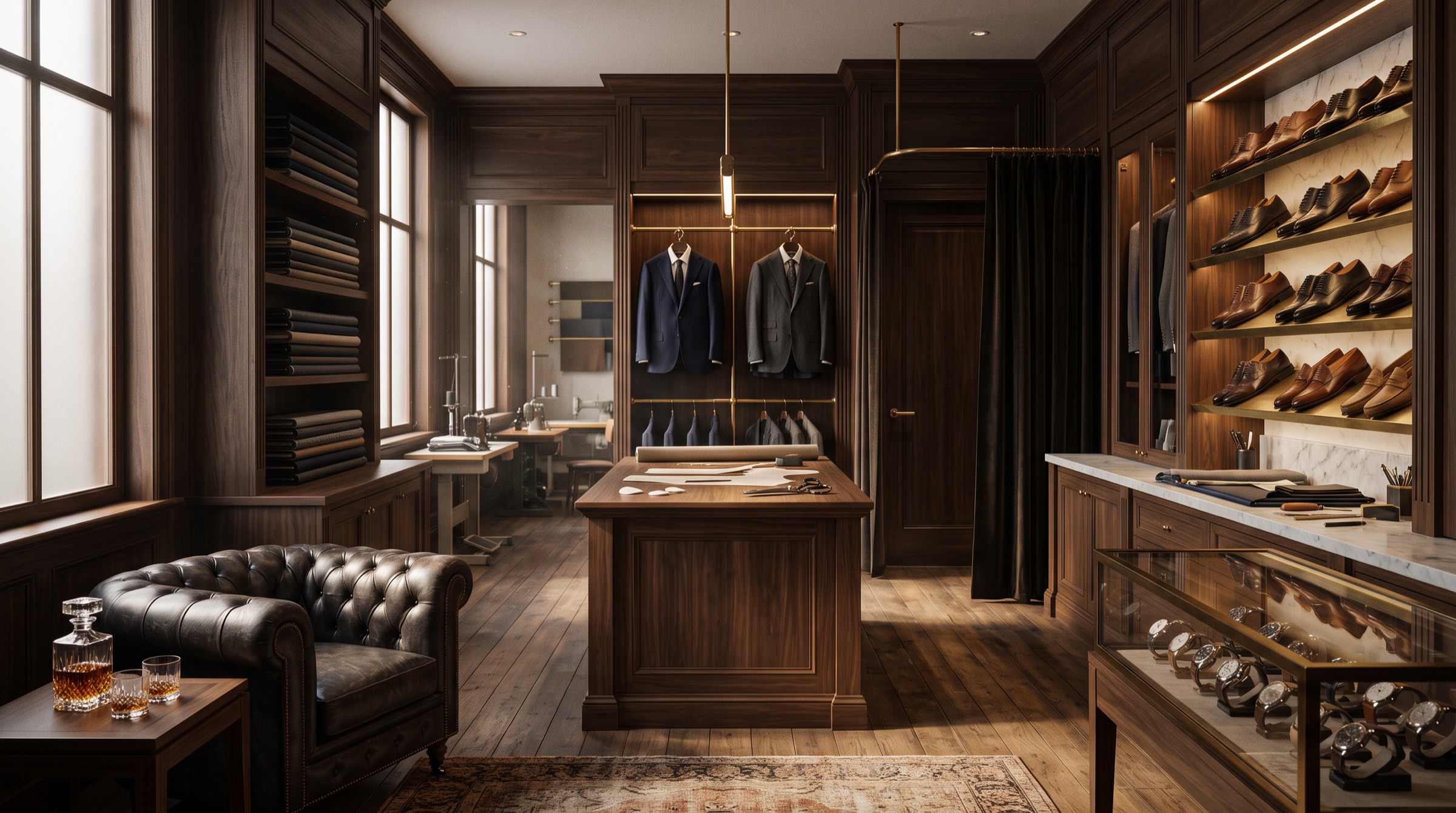 A luxury American bespoke tailoring house
